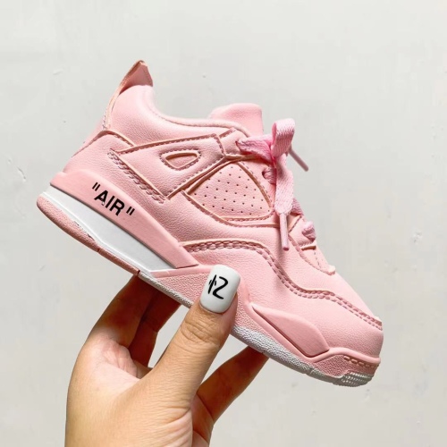 Nike child air jordan 4 pink