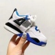 Nike child air jordan 4 white blue