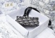Dior men's Pouch with Shoulder Strap Oblique Jacquard Beige Black  8888