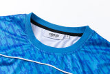 adult Monogram men's Football Jersey Short-sleeved T-shirt blue 610