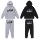 adult shooters men's plush hoodie trousers tracksuit 8826