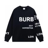 Autumn and Winter Adult unisex All Cotton Prints Logo casual Long sleeves Crew neck sweatshirt black 8570