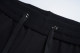 Baggy Cinch Bottom Lounge Pants Drawstring Casual Sweatpants with Pockets Embroidery Logo Black 670