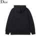 Autumn and Winter Adult Quality cotton 3D Embroidered Logo casual Long sleeves hoodie Black C515
