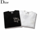 Autumn and Winter Adult Quality cotton Lettering embroidery Logo casual Long sleeves Crew neck sweatshirt Black 5936