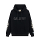 Autumn and Winter Adult Cotton Printed letters Logo casual Long sleeves hoodie Black 988