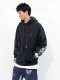 Autumn and Winter Adult Cotton Printed letters Logo casual Long sleeves hoodie Black 988