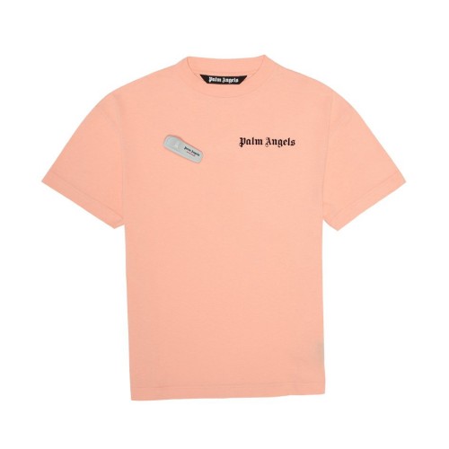 Summer adult casual Prints Logo Short sleeves T-shirt Dark pink 3101