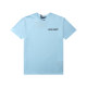 Summer adult casual Prints Logo Short sleeves T-shirt Light blue 3101