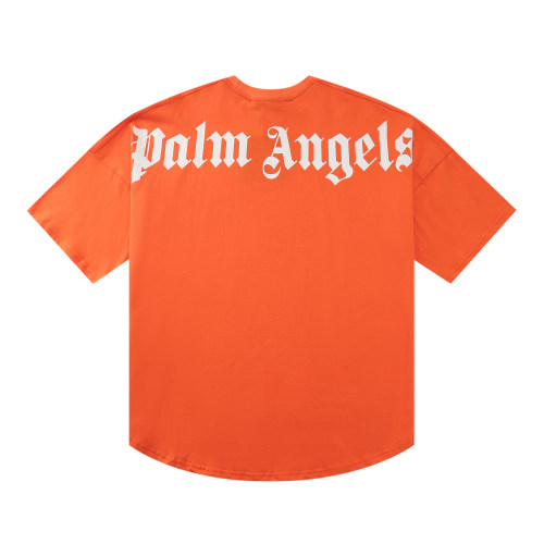 Summer adult casual Prints Logo Short sleeves T-shirt Orange 7002