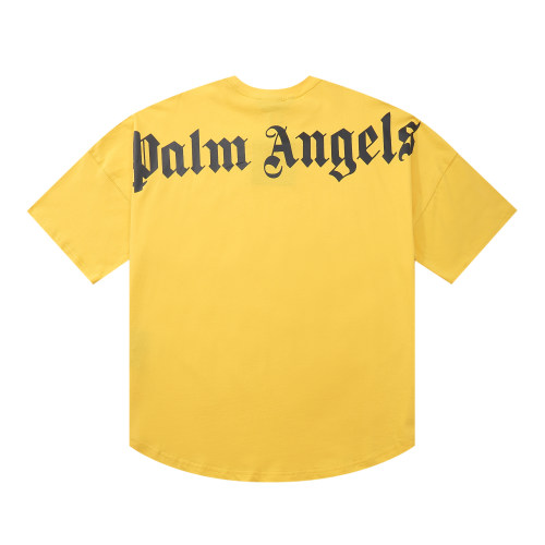 Summer adult casual Prints Logo Short sleeves T-shirt Yellow7002