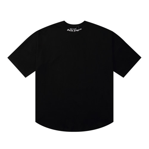 Summer adult casual Prints Logo Short sleeves T-shirt Black 7002