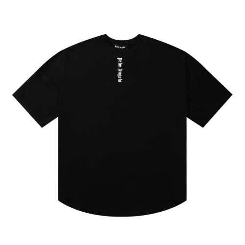 Summer adult casual Prints Logo Short sleeves T-shirt Black7001