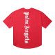 Summer adult casual Prints Logo Short sleeves T-shirt Red 7001