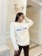 Autumn and Winter Adult unisex Prints Logo casual Long sleeves Crew neck sweatshirt Off white 2018