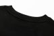 Autumn and Winter Adult unisex Lettering logo casual Long sleeves Crew neck sweatshirt Black 2017