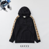 Autumn and Winter Adult Knitted cotton casual Long sleeves hoodie Black 650