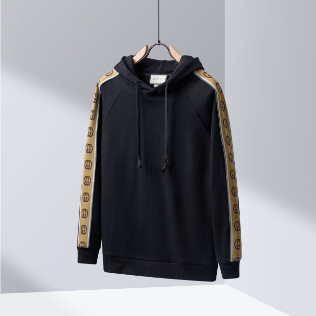 Autumn and Winter Adult Knitted cotton casual Long sleeves hoodie Black 650