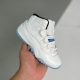 11 unc kids High top basketball shoes White