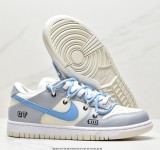 Original SB Dunk Low White grey and blue