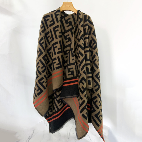 Women's Cashmere Scarf  Fashion Long Shawl Autumn Winter Warm Shawl cape Brown