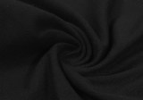 Summer Loose casual logo print Unisex high quality Cotton short sleeved T-shirt Black 1013