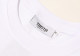 Summer casual logo print Unisex high quality Cotton short sleeved T-shirt White 1010