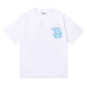 Summer Loose casual logo print Unisex high quality Cotton short sleeved T-shirt White 1013