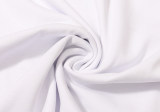 Summer casual logo print Unisex Cotton short sleeved T-shirt White 1018