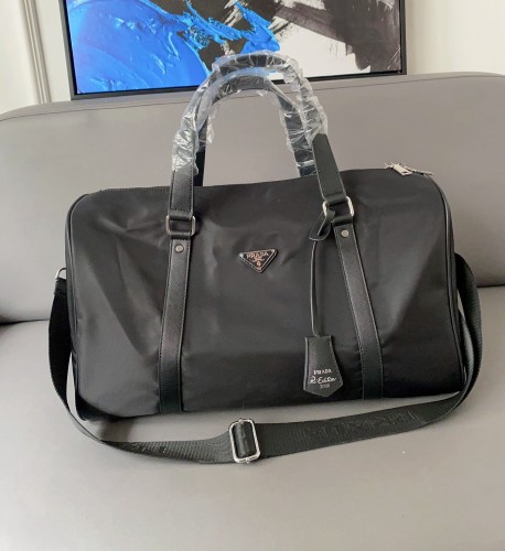 Original Nylon fabric Travel bag Black 45cmx 25cm