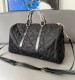 Original Nylon fabric Travel bag Black 43cmx26cm