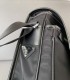 Men's Original Nylon fabric Prints Shoulder bag Black Large 32cmx28cm
