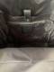 Men's Original Genuine leather logo Signature Print  Large capacity Backpack Black 31cm x 41cm