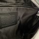 Unisex Original Genuine leather Print Fanny pack black 37cm x 17cm