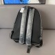 Unisex Original Genuine leather Signature Print  Large capacity Backpack Black 30cm x 40cm