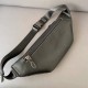 Unisex Original Genuine leather Fanny pack Black 40cm x 17cm