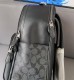Men's Original Genuine leather Large capacity backpack black 29cm x39cm