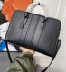 Men's Original Genuine leather Briefcase black 28cm x40cm