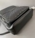 Men's Original Genuine leather Backpack Black 37cmx30cm