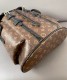 Original Genuine christopher leather Backpack Brown 33cmx43cm