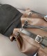 Original Genuine christopher leather Backpack Brown 32cmx43cm