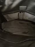 Men's Original Genuine leather Briefcase black 28cmx40cm
