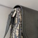 women's Original Jacquard Oblique Saddle Bag black 23cmx 17cm