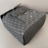 Unisex Original Jacquard Large capacity backpack black 40cmx30cm