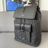 Unisex Original Jacquard Large capacity backpack black 40cmx30cm