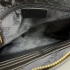 Men's Original Genuine leather Clutch bag Black 27cmx18cm