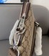 Men's Original Genuine leather Briefcase Brown 39cmx28cm