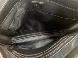 Original Genuine leather Clutch bag Black 27cmx20cm