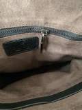 Men's Original Genuine leather Shoulder bag Black 26cmx28cm