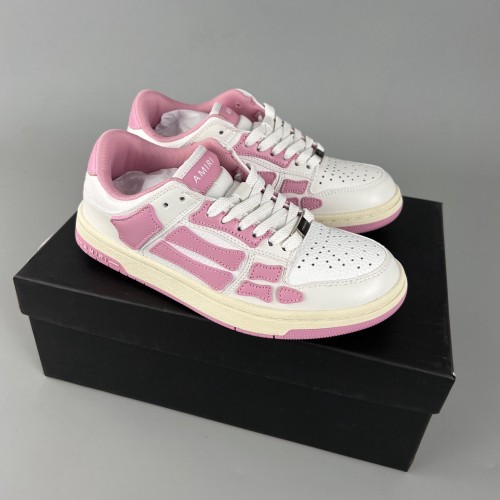 Skel Top Low Skeleton Sneakers White Pink